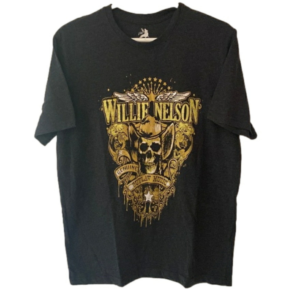 Zion Rootswear 2021 Men's Size Medium 'Willie Nelson Genuine Outlaw Music'